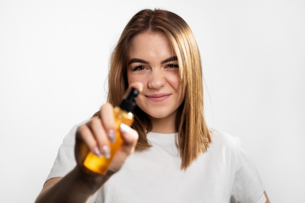 Hair oil guide banner